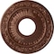 Ekena Millwork Nadia Ceiling Medallion (Fits Canopies up to 4 7/8"), 12 1/8"OD x 3 5/8"ID x 7/8"P, Copper Penny CM12NACPS - alternate 1